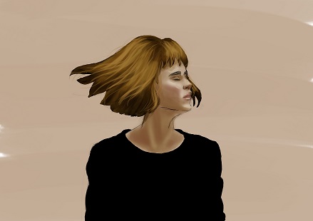 سفارش نقاشی دیجیتال پرتره زیبا