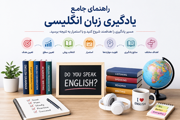 راهنمای جامع یادگیری زبان انگلیسی؛ از صفر تا پیشرفته